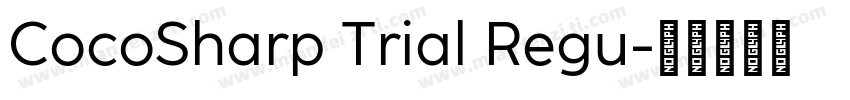 CocoSharp Trial Regu字体转换